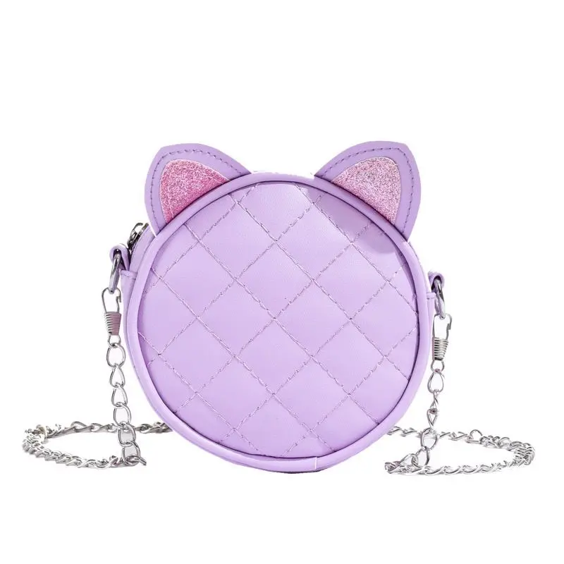 Crossbody Purse Cat 2816 - Purple