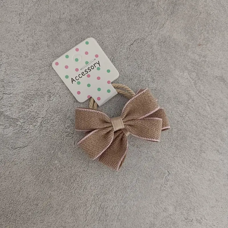 In Pink Hair Tie Handmade 2pc - 2665