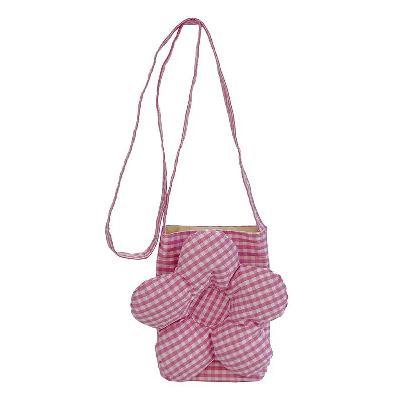 Crossbody Purse Flower 3651 - Pink
