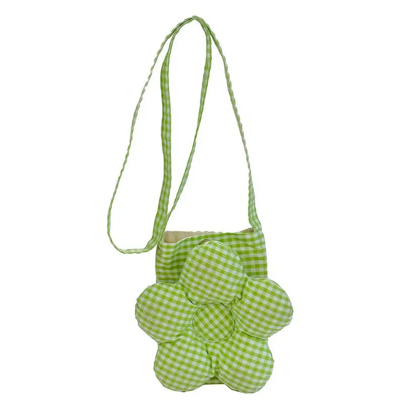 Crossbody Purse Flower 3653 - Green