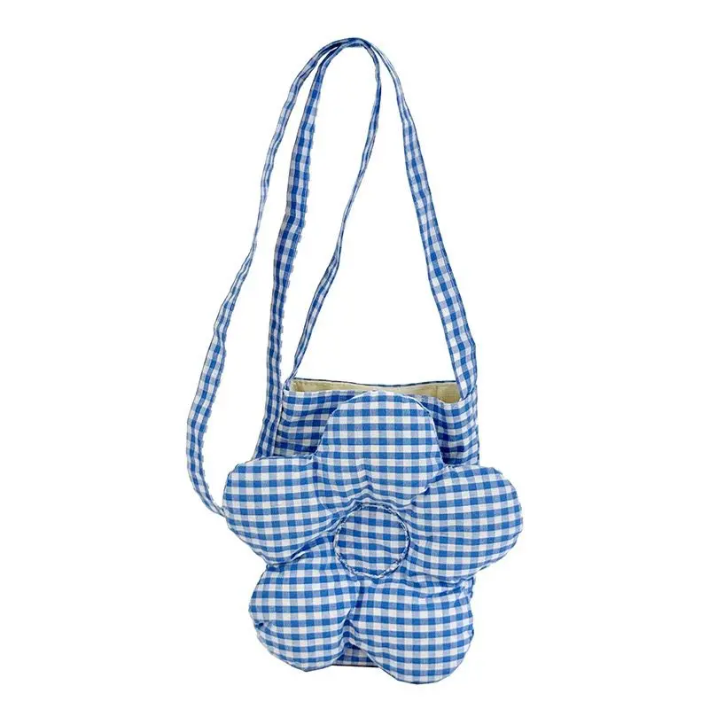 Crossbody Purse Flower 3655 - Blue