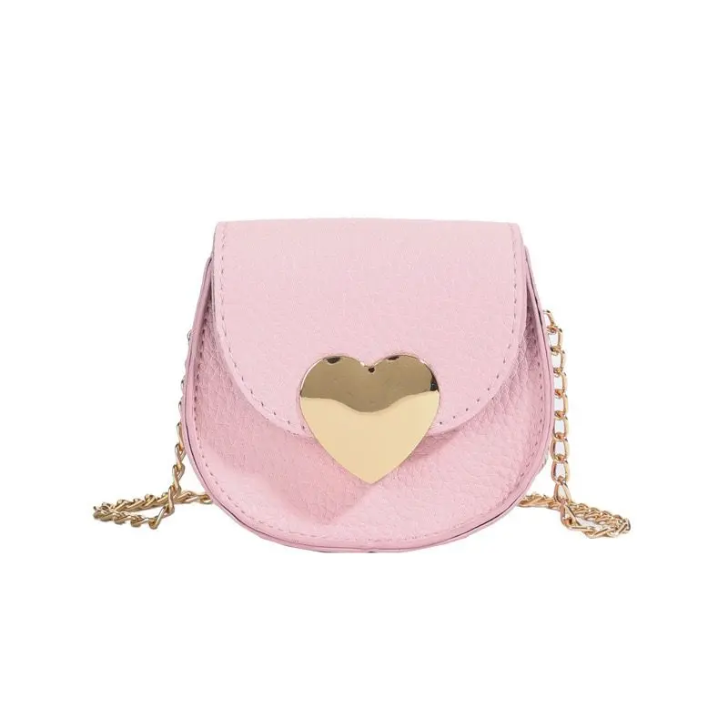 Crossbody Purse Heart 2651 - Pink