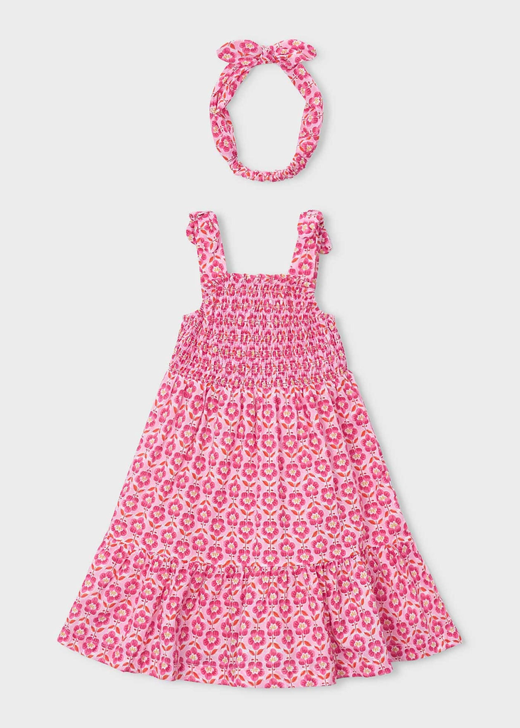 Mayoral Dress 3942 - Geranium (2Y)