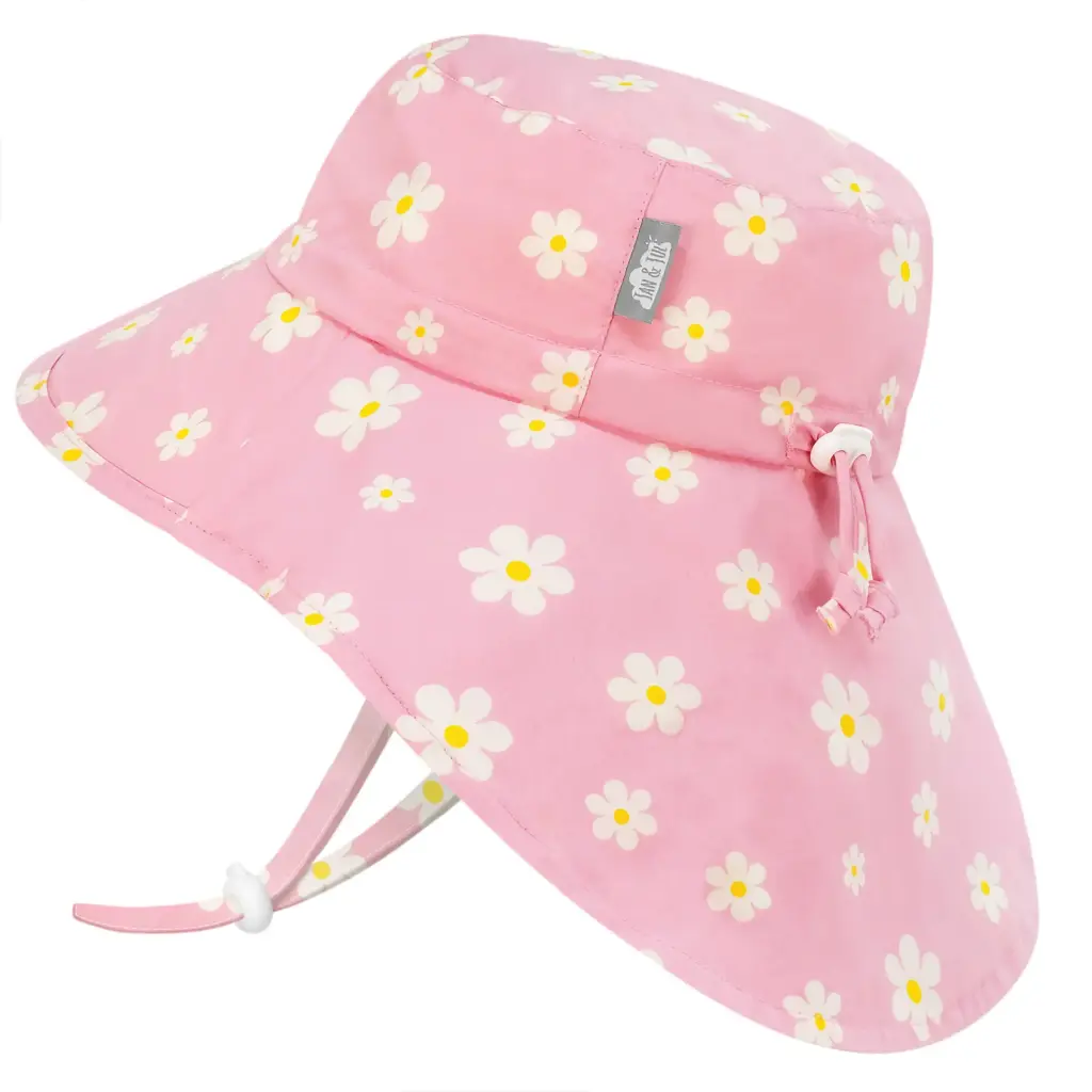Jan & Jul Cotton Xplorer Hat - Pink Daisy