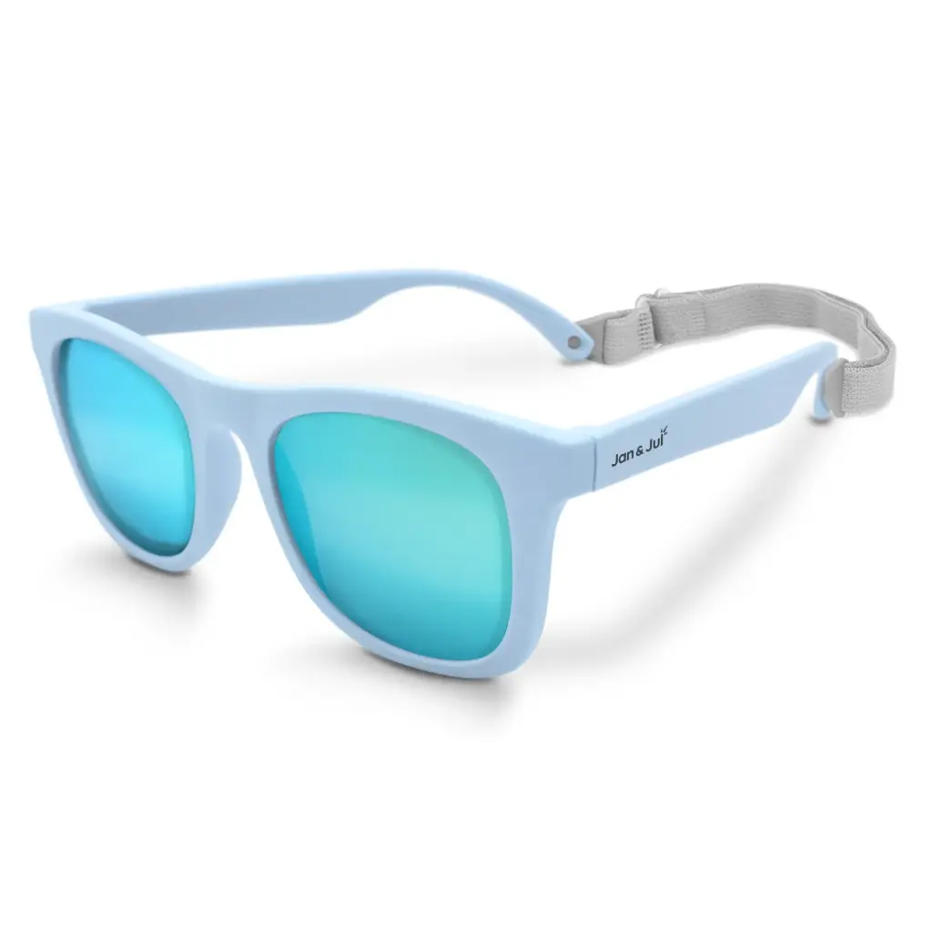 Jan & Jul Urban Xplorer Sunglasses - Light Blue Aurora (S 6M-2Y)