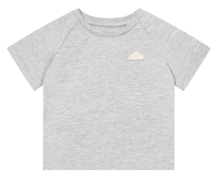 Nest Petite Revery Short Sleeve Tee - Fog Grey (12-18M)
