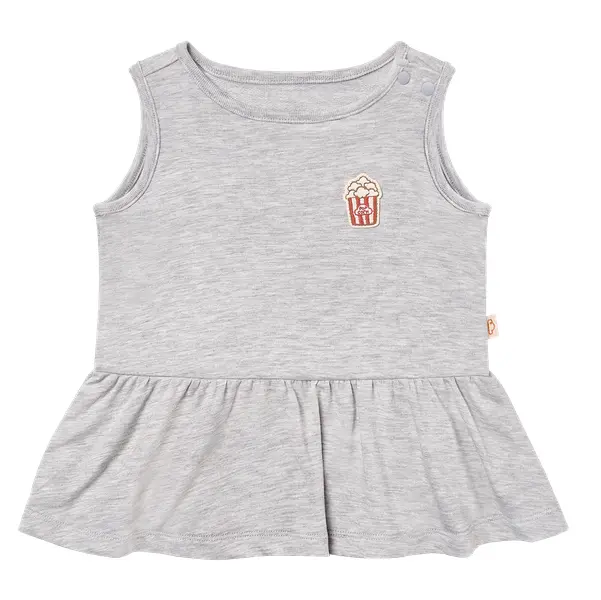 Nest Petite Revery Baby Dress - Fog Grey (3-6M)
