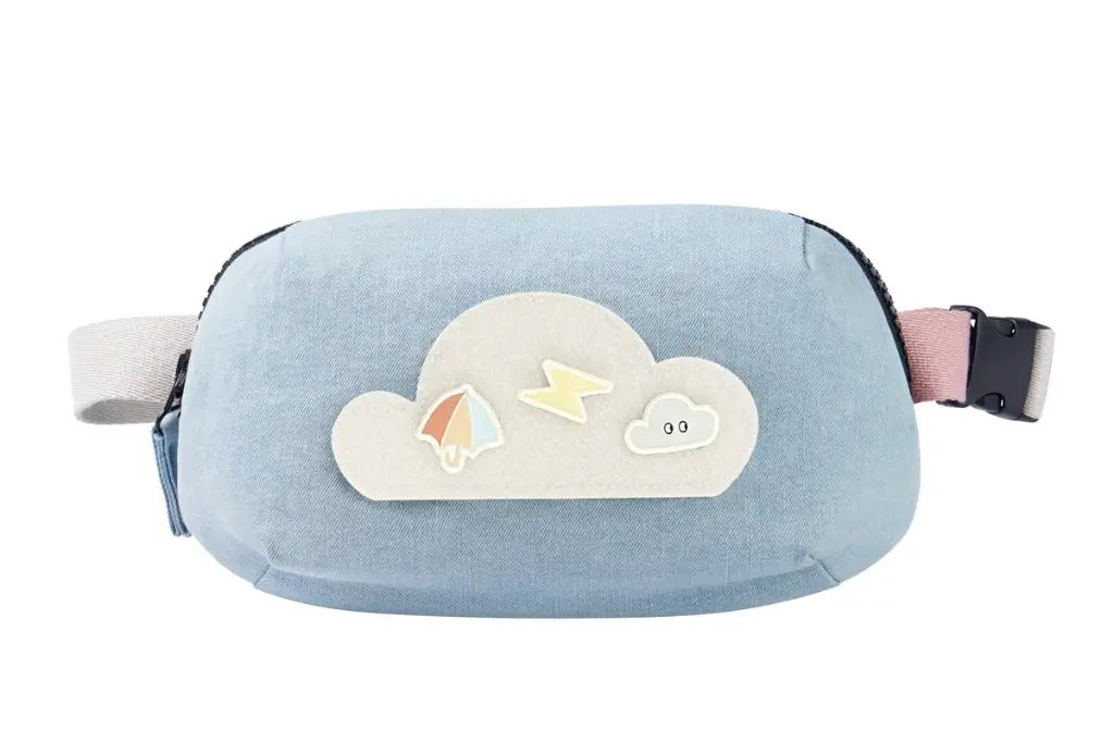 Nest Petite Revery Cotton Denim Bumbag - Dusk Blue