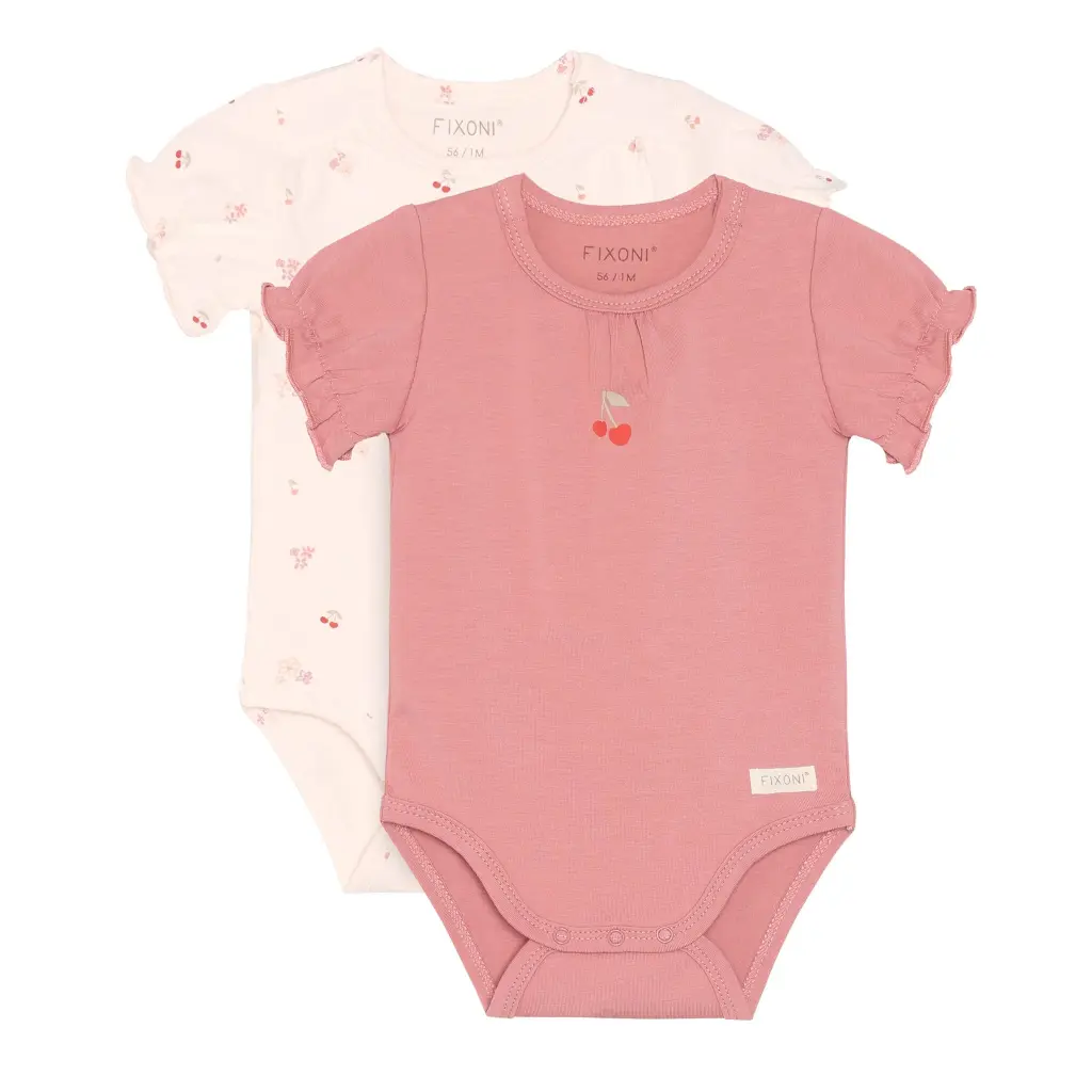 ROBO Fixoni Girl Set Body 2Pc - Dusty Rose (NB)