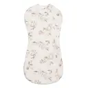 Perlimpinpin Bamboo Newborn Sleep Bag - Leaves (1.0 tog)