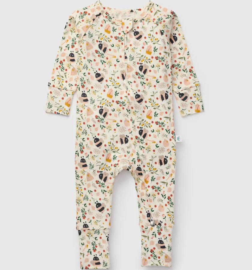 Loulou Lollipop Sleeper - Bumble Bees (0-3M)