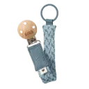 BIBS Pacifier Clip Petrol / Baby Blue