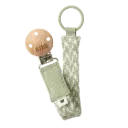BIBS Pacifier Clip Sage / Ivory