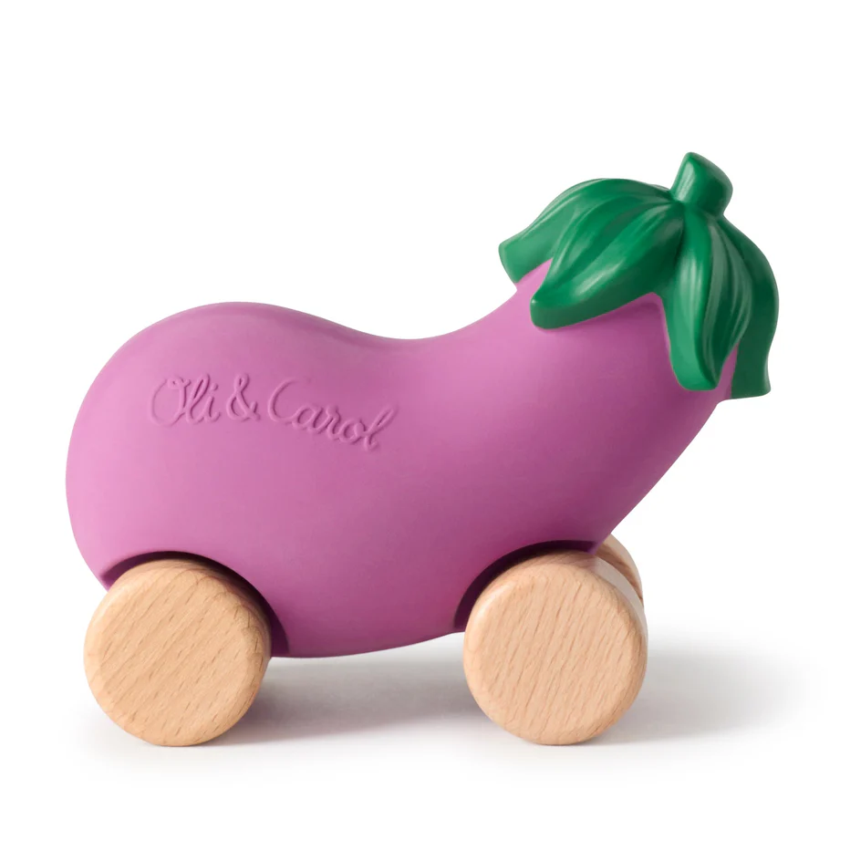 Oli & Carol Emma The Baby Car Toy - Eggplant