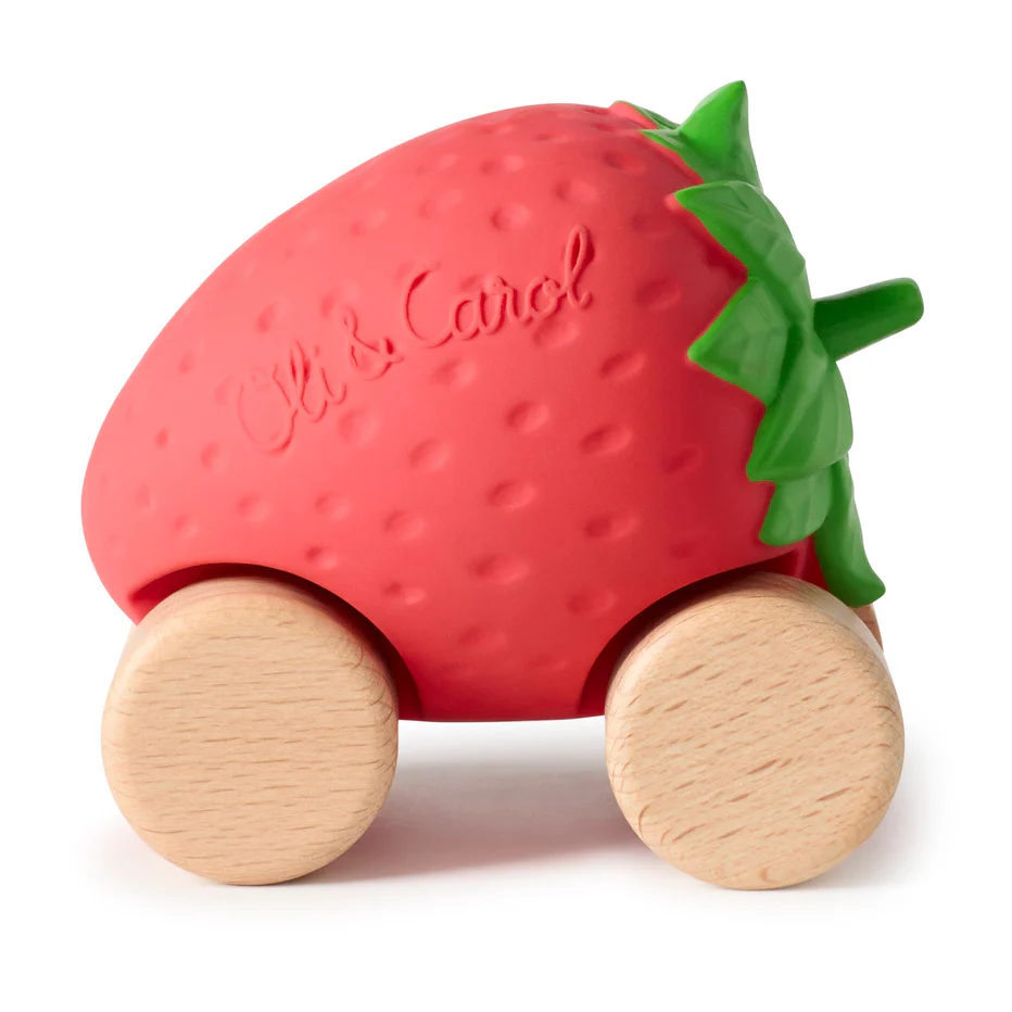 Oli & Carol Emma The Baby Car Toy - Strawberry
