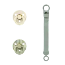 BIBS Colour Pacifier & Loop Clip Gift Set - Sage