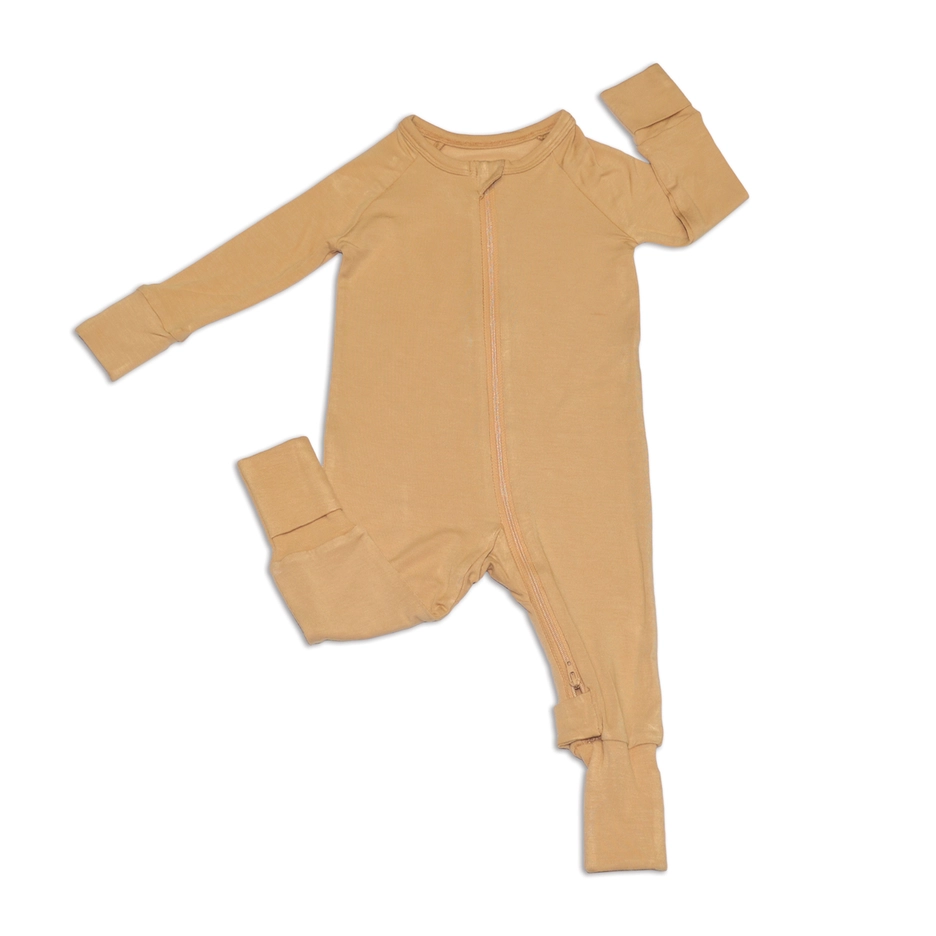 Silkberry Baby Bamboo Two Way Zipper Romper - Prairie (0-3M)