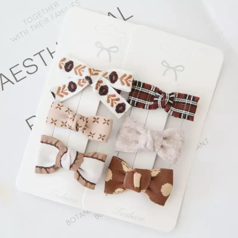 In Pink Hair Clip Handmade 3pc - Coffee Right