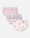 Deux Par Deux Organic Cotton Printed Adventure Boxers Pack Of 3 - Florals