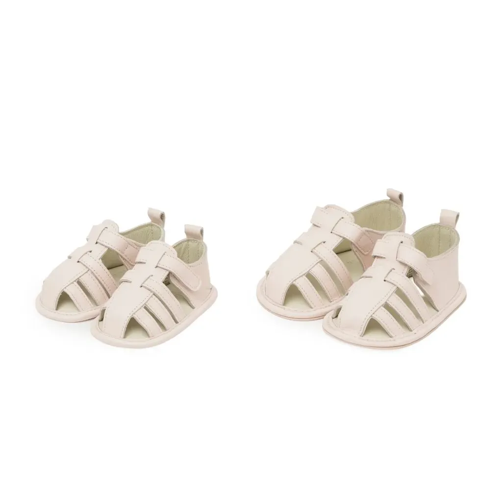 Sherick Fredermen Lamb Leather Sandal - Pale Pink Lamb Leather (0-6M)