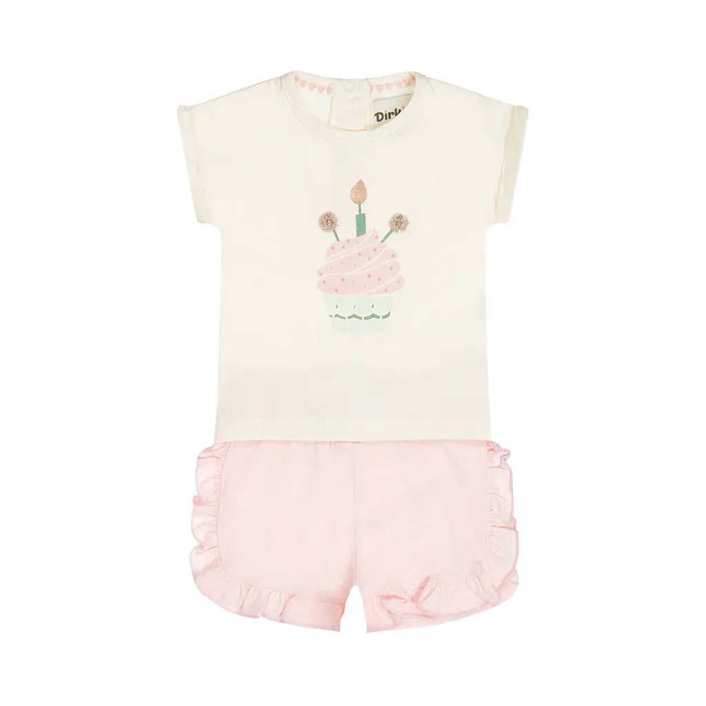 Dirkje Girls' Set - Soft Pink (12M)