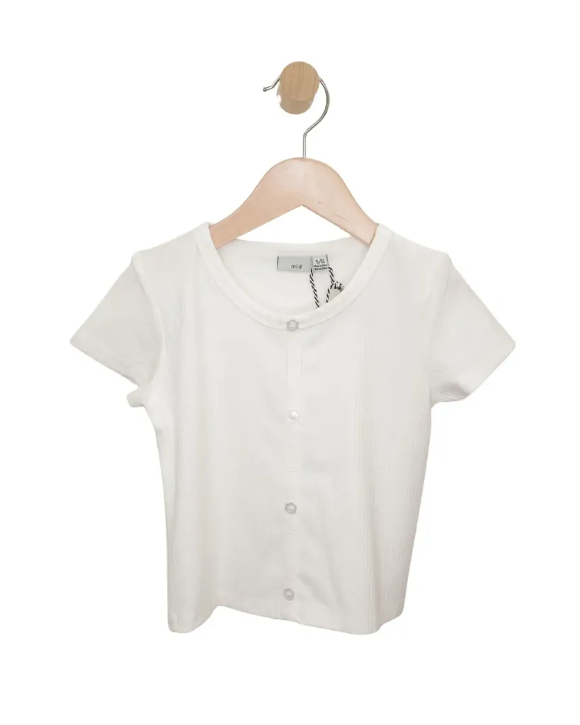 MID Top Cardigan 2220 - White (2-3Y)