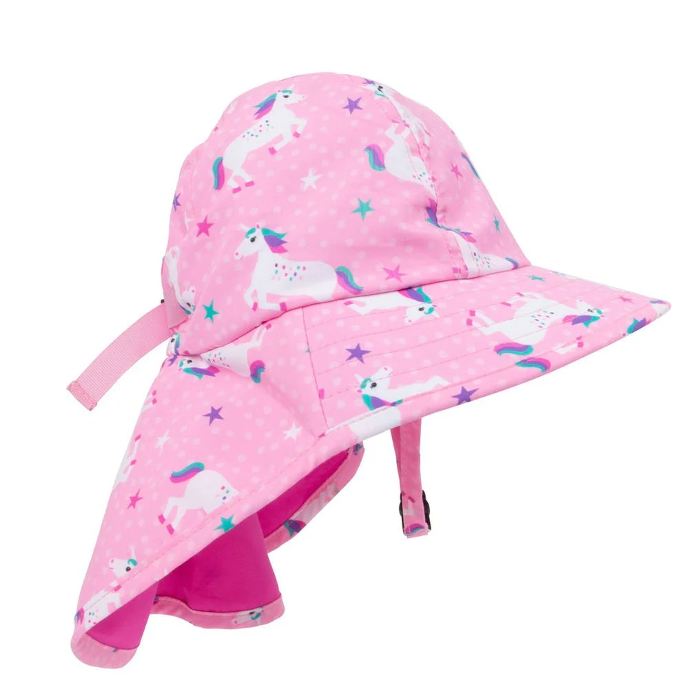 Zoocchini Cape Sun Hat - Unicorn