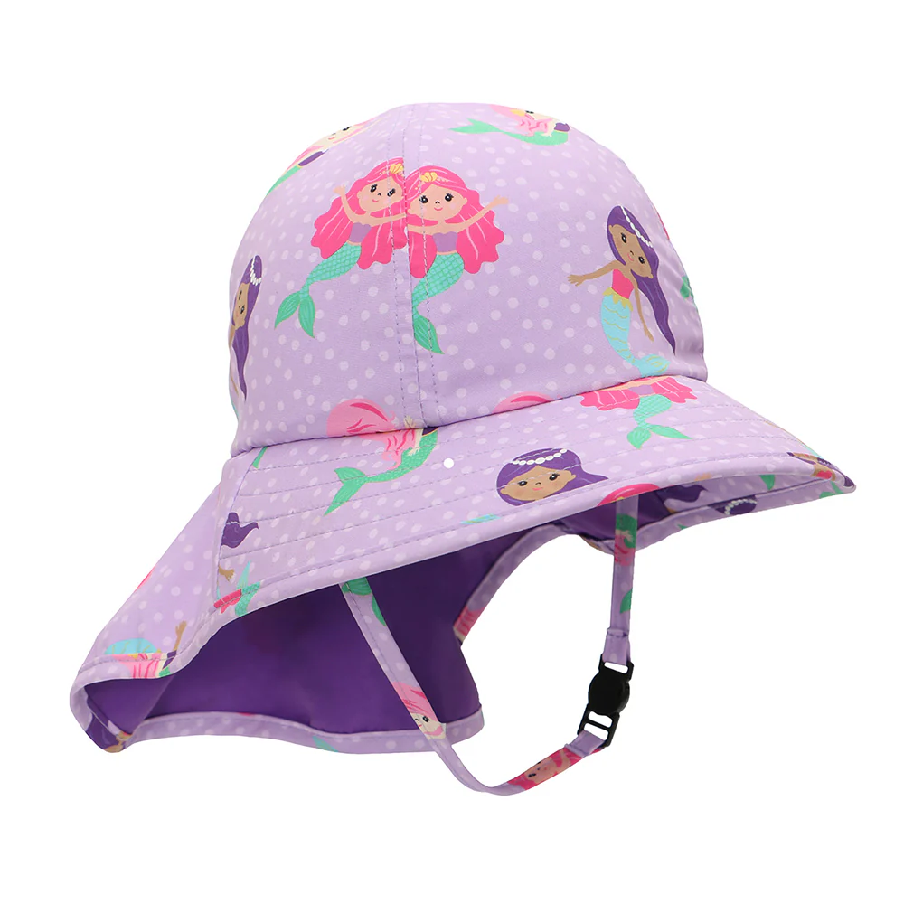 Zoocchini Cape Sun Hat - Mermaid (2-4Y)