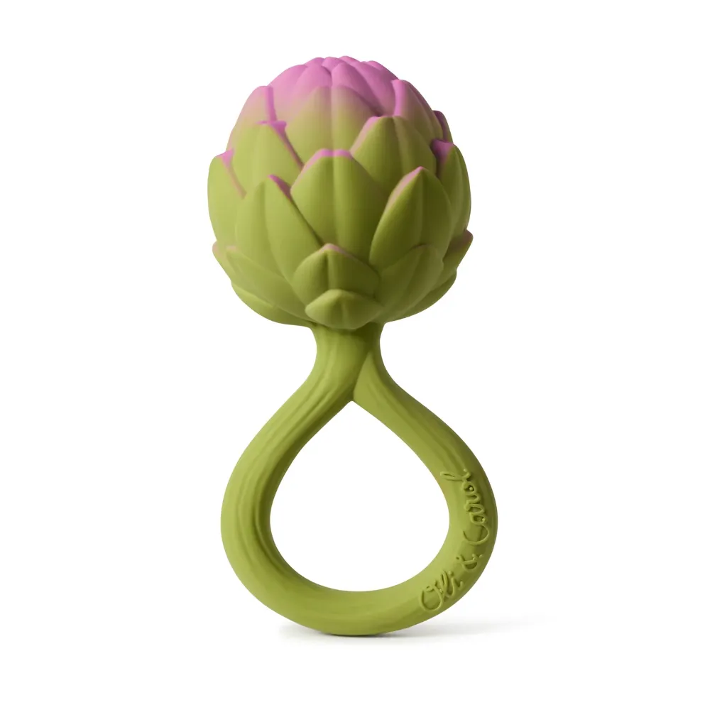 Oli & Carol Rattle Toy - Artichoke