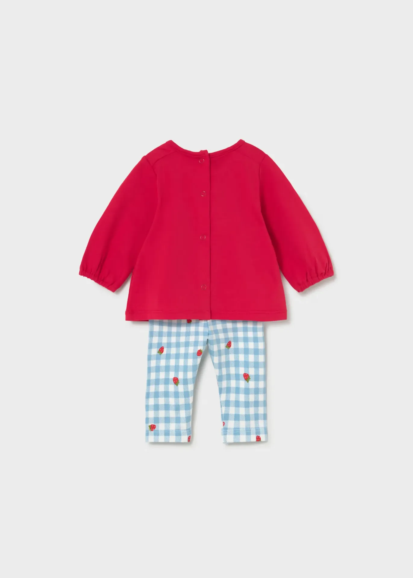 Mayoral Legging 2pc Set - 1741 - Red/Blue (0-1M)