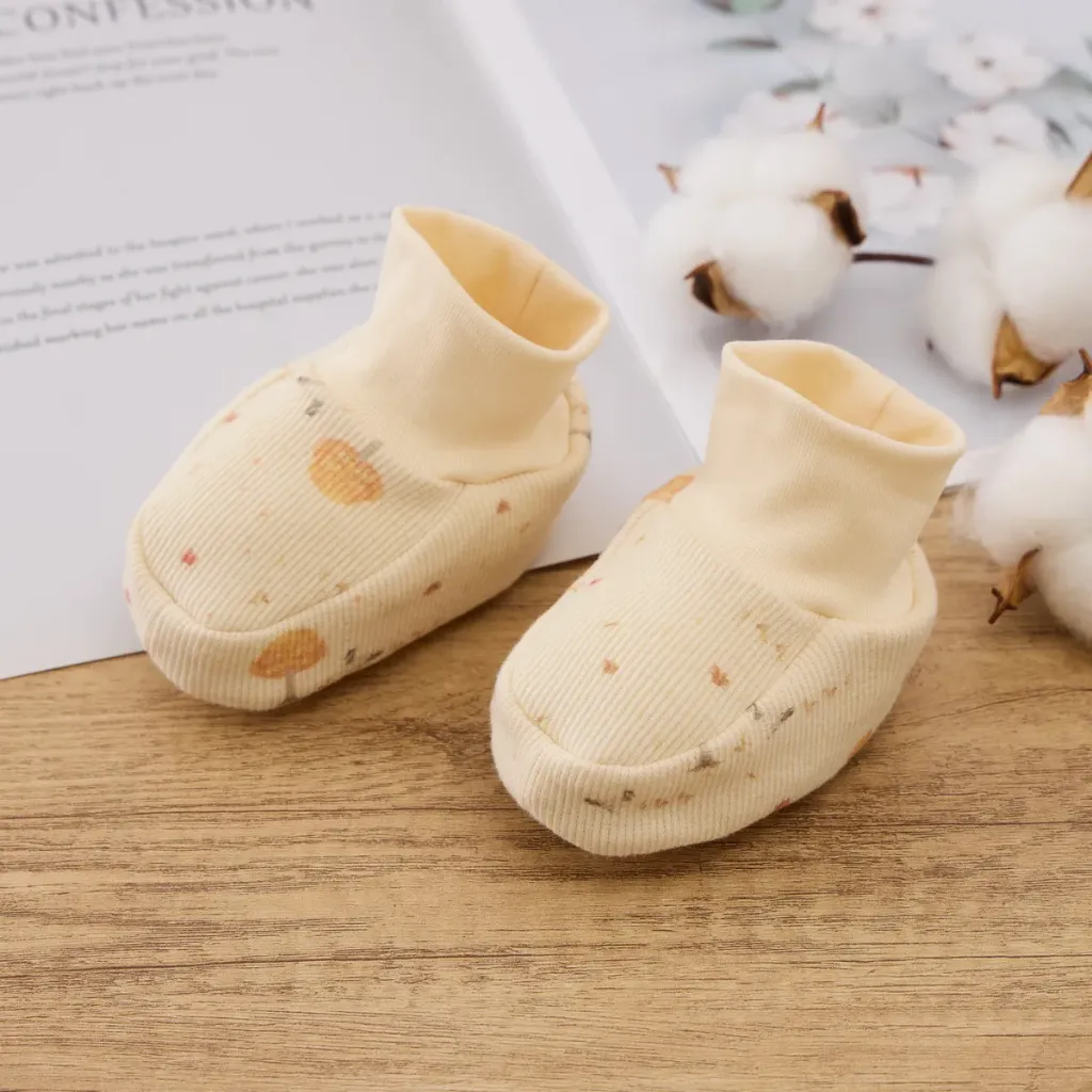 Blara Organic House Classic Ribbed Booties - Duck