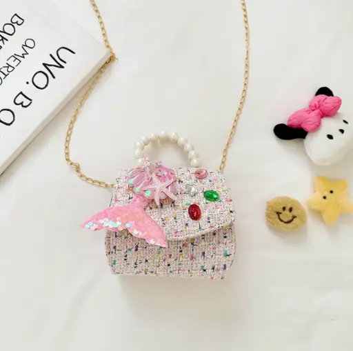 Crossbody Purse Mermaid - Pink