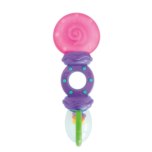 Bright Starts Pretty in Pink License to Drool Rattle