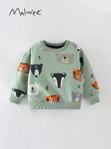 Malwee Crew Neck Boy Tiger Bear 1124