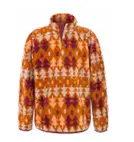 Attraction Butten Down Sweater Fir Pattern Sage Amara Moose Badge - Burgundy 8309