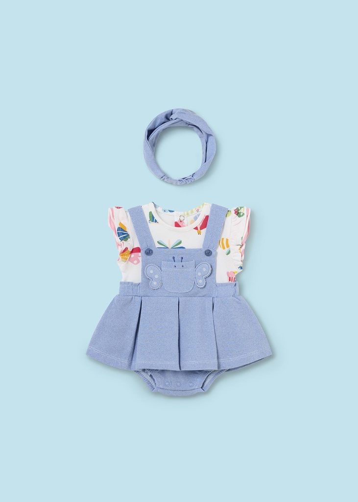 Baby Set (3) - Romper Top & Headband Mayoral 1631