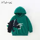 Malwee Hoodie Green Dinosaur Boy