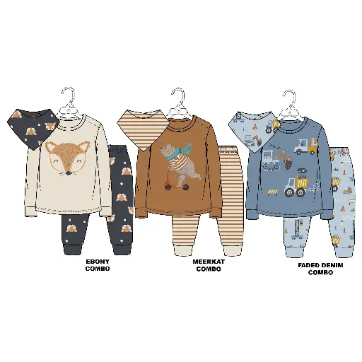 Mid 3PCS Set 2240773 Truk Faded Denim