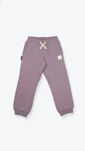 KidORCA Brushed Terry Sweatpants _ Elderberry