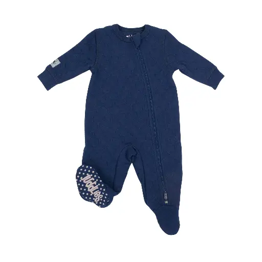  Juddlies Quilted Collection - Footed Sleeper - Midnight