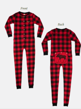 Lago Buffalo Plaid Kids - Onesie