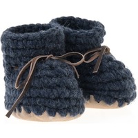 Beba Bean Knit Mocs - Navy