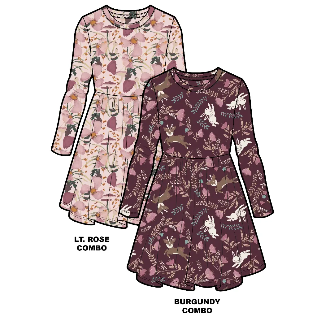 Mid Dress Yummy 2242302 Burgundy