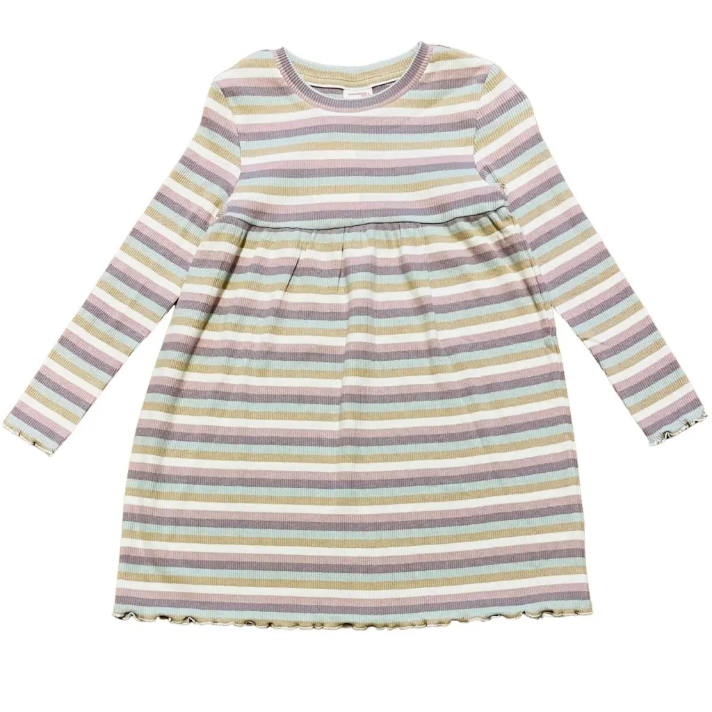 Mandarine & Co.  Pink Long Sleeve Dress Winter Garden