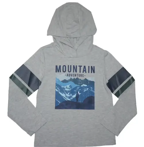 Mid Hoodie Jersey 2245530 Grey Mix