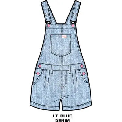  MID - Dress (1252205)  Light Blue Denim