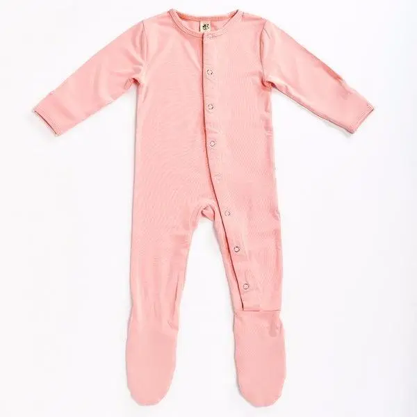 Earth Baby Outfitters Bamboo Footie - Pink
