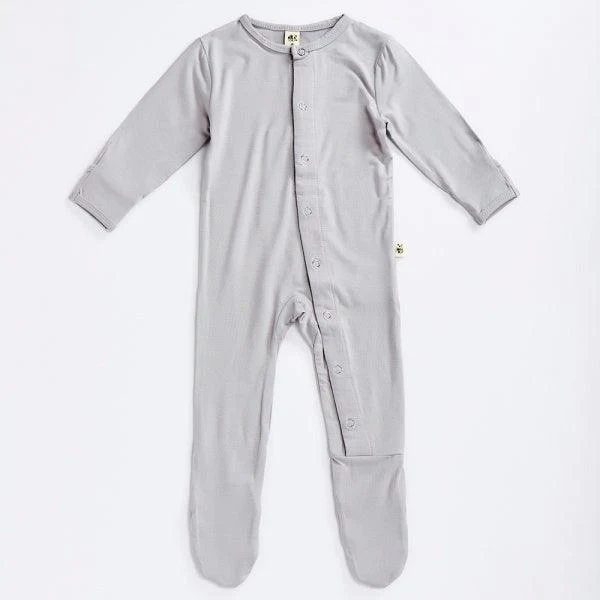 Earth Baby Outfitters Bamboo Footie - Grey