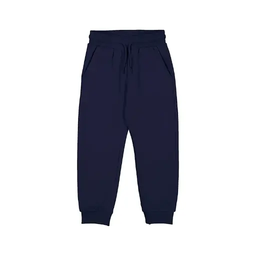 Mayoral Basic Cuffed Fleece Trousers - 742 - Navy