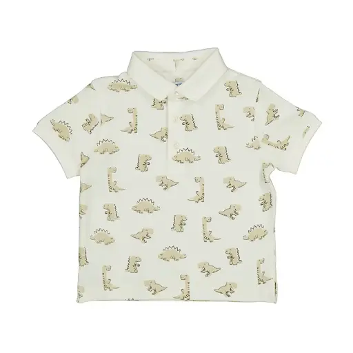 Mayoral S/s Polo - 1109 - Cream